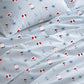 200 TC PRINTED ANCHOR FLAT SET