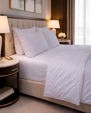 400 TC PRINTED AUSTIN FLAT SET