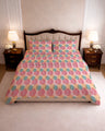 144 TC PRINTED BLOSSOM FLAT SET