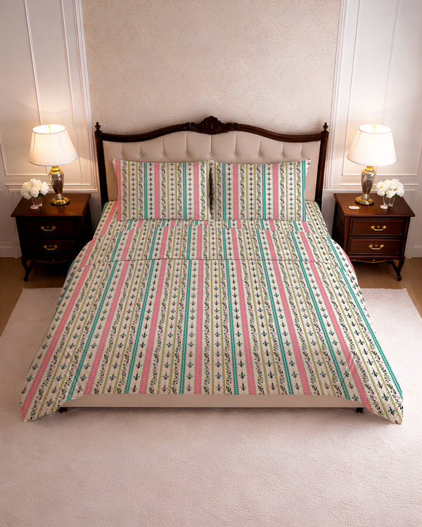 200 TC PRINTED CALYTRIX FLAT SET
