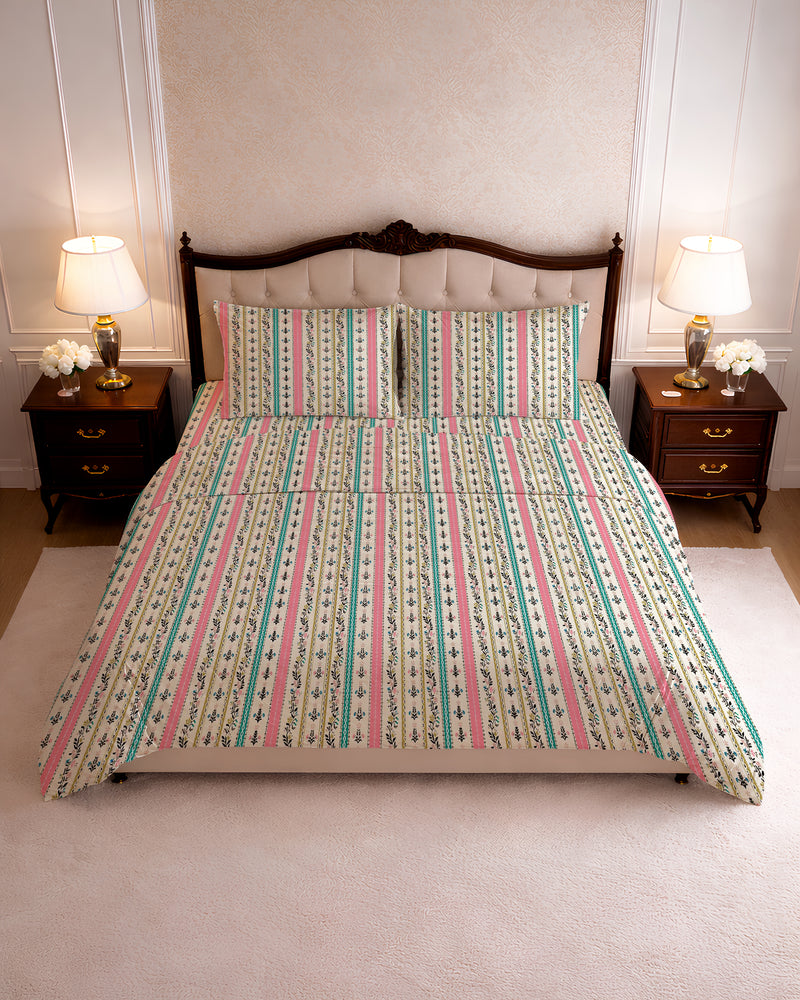 200 TC PRINTED CALYTRIX FLAT SET