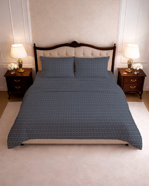 200 TC PRINTED CRESCENT FLAT SET