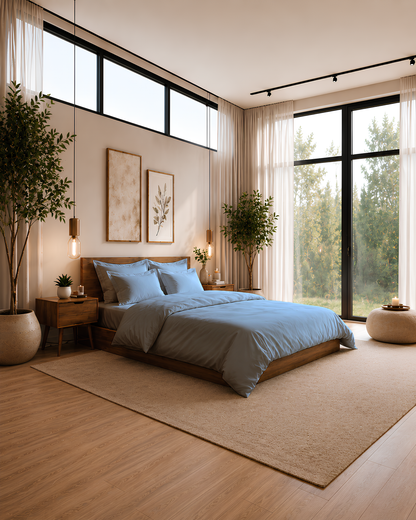 600TC Refined Sophistication Dusty Blue