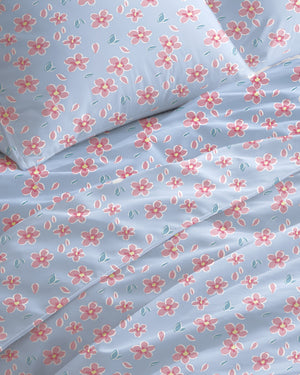 400 TC PRINTED FLOURISH FLAT SET