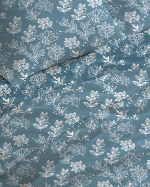 300 TC PRINTED GLORY FLAT SET