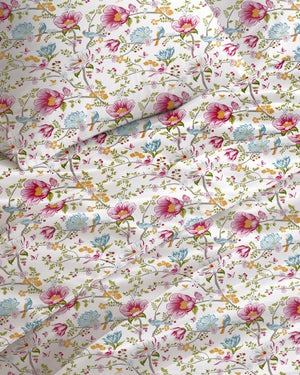 400 TC PRINTED JAMICA FLAT SET