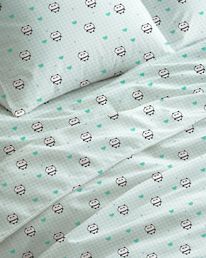 200 PRINTED MINI PANDA FLAT SET