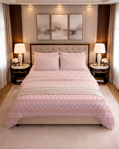 400 TC PRINTED PAISLEY FLAT SET