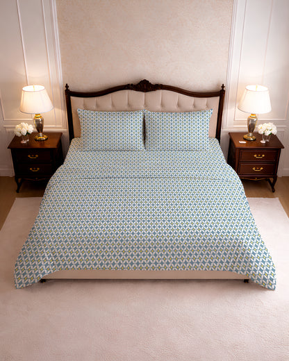 200 TC PRINTED RADIANT FLAT SET