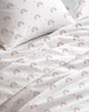 200 TC RAINBOW FLAT SET