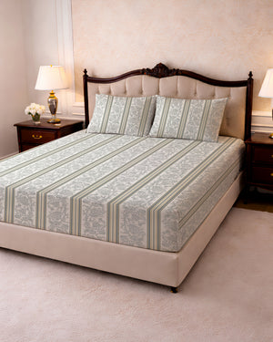 200 TC PRINTED RAYAN FLAT SET