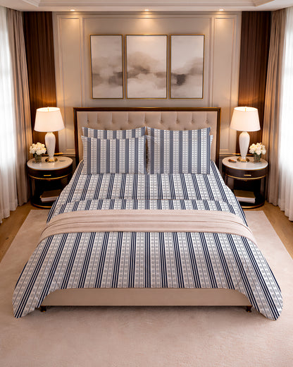 400 TC PRINTED SAILIN FLAT SET