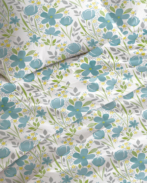 144 TC PRINTED TULIP FLAT SET