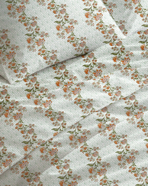 200 TC PRINTED VIBRANT FLAT SET