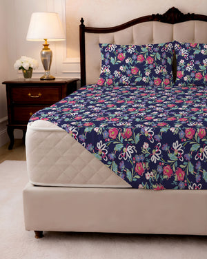 144 TC PRINTED VERONICA FITTED SET