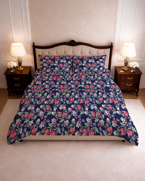 144 TC PRINTED VERONICA FITTED SET