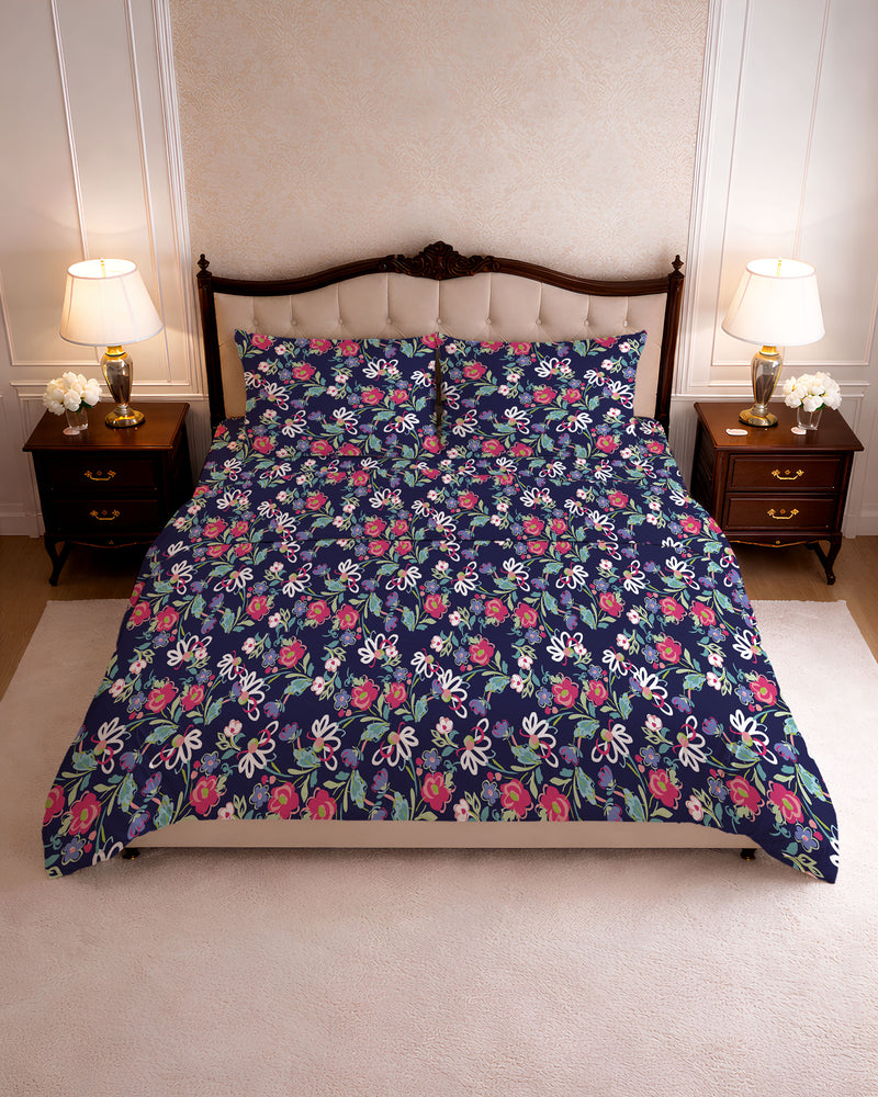 144 TC PRINTED VERONICA FITTED SET