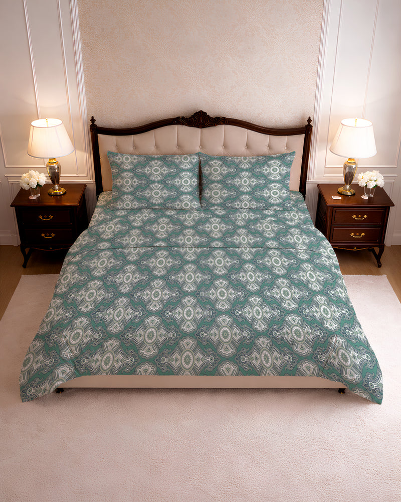 144 TC PRINTED VINTAGE FLAT SET